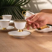 Emsan Rozzental 80 ml 6'lı Kahve Fincan Takımı thumbnail 4