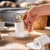 Emsan Wedding 90 ml 6'lı Kahve Fincan Takımı thumbnail 10