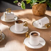Emsan Wedding 90 ml 6'lı Kahve Fincan Takımı thumbnail 4