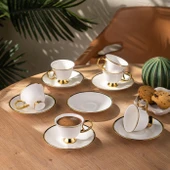 Emsan Rozzental 80 ml 6'lı Kahve Fincan Takımı thumbnail 1