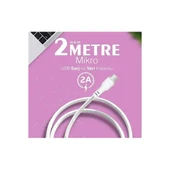 ACL ACK-49 2A PVC 2mt Mikro Kablo USB Kablo thumbnail 2