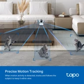 TP-LINK Tapo C222, 4,0Mpix, Iç ve Dis Mekan, Wifi-Ethernet, 12Mt. Gece Görüsü, 360 Dönüs, Dikey ve Yatay Hareket, Iki Yönlü Ses, Yapay Zeka Destekli Güvenlik Kamerasi - 5