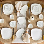 Karaca Forever Bone Cliff 26 Parça 6 Kişilik Kahvaltı Takımı thumbnail 2