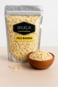 SELKUR  File Badem 200gr 1.kalite %100 Taze & Lezzetli Dilimlenmiş Badem thumbnail 1