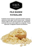 SELKUR  File Badem 200gr 1.kalite %100 Taze & Lezzetli Dilimlenmiş Badem thumbnail 5
