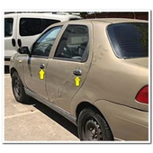 WOC Chrome Fiat Albea Krom Kapı Kolu 2002-2012 4 Kapı Paslanmaz Çelik thumbnail 3