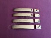WOC Chrome Nissan Qashqai Sensörlü Krom Kapı Kolu 2007-2014 4 Kapı Paslanmaz Çelik thumbnail 1