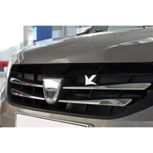 WOC Chrome Dacia Lodgy Krom Ön Panjur 2012-2016 4 Parça Paslanmaz Çelik thumbnail 2