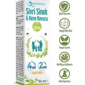 MULTIPLUS SİVRİSİNEK VE KENE KOVUCU 50 ML - 1