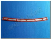 Renault Megane 4 Sedan Krom Arka Tampon Eşiği 2016 Sonrası Paslanmaz Çelik thumbnail 3