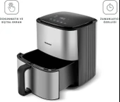 Homend Airfryday 2506H 8 Farklı Program 4,2 Litre Inox Airfryer thumbnail 2