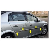 Markadan Opel Vectra C Krom Yan Kapı Çıtası 2002-2009 4 Parça Paslanmaz Çelik thumbnail 2