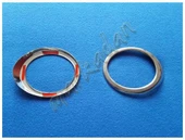 Fiat Doblo Krom Sis Farı Çerçevesi 2006-2012 2 Parça Paslanmaz Çelik thumbnail 2