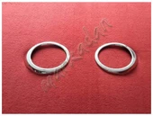 DB Chrome Fiat Doblo Sis Farı Çerçeve Nikelajı 2006-2012 2 Parça P.Çelik thumbnail 1