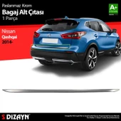 S-Dizayn Nissan Qashqai Krom Bagaj Alt Çıtası 2014-2021 thumbnail 1