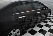 S-Dizayn Honda Civic Krom Cam Çıtası 6 Prç 2006-2012 thumbnail 5