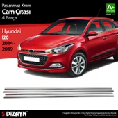 S-Dizayn Hyundai i20 Krom Cam Çıtası 4 Prç. 2014-2020 thumbnail 1