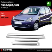 S-Dizayn Ford Fiesta Krom Yan Kapı Çıtası 4 Prç 2006-2009 thumbnail 1