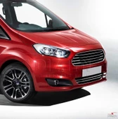 S-Dizayn Ford Courier Krom Ön Tampon Çıta 2 Prç 2014-2017 thumbnail 1