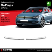 S-Dizayn VW Golf 7 Krom Ön Panjur 2 Prç. Midline 2013-2017 thumbnail 1