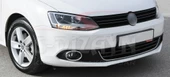 S-Dizayn VW Jetta Krom U Formlu Ön Tampon Çıtası 1 Prç. 2011-2014 thumbnail 5