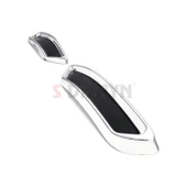 S-Dizayn VW Passat B8 Krom Egzoz Görünümü Difüzör R Line Still 2 Parça 2015-2019 thumbnail 4