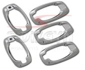 S-Dizayn Peugeot Bipper Krom Kapı Kolu Çerçevesi 5 Kapı 2007-2017 thumbnail 2