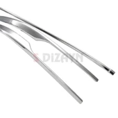 S-Dizayn VW Passat B8 Krom Arka Tampon Alt Çıtası 3 Parça 2015-2019 thumbnail 4