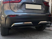 S-Dizayn Nissan Qashqai Krom Arka Difüzör 2 Prç. 2017-2021 thumbnail 2