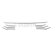 S-Dizayn Renault Megane 4 Krom Ön Tampon Çıtası 7 Prç. 2016 Üzeri thumbnail 2