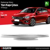 S-Dizayn Fiat Egea HB Krom Yan Kapı Çıtası 4 Prç. 2015-2020 thumbnail 1