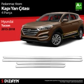 S-Dizayn Hyundai Tucson Krom Kapı Yan Çıtası 4 Prç 2015-2018 thumbnail 1