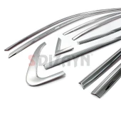 S-Dizayn Renault Clio 5 Krom Cam Çerçevesi 12 Prç. 2019 Üzeri A+ Kalite thumbnail 4