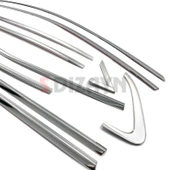 S-Dizayn Renault Clio 5 Krom Cam Çerçevesi 12 Prç. 2019 Üzeri A+ Kalite thumbnail 3