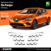 S-Dizayn Renault Clio 5 Krom Ön Alt Panjur 6 Prç. 2019 Üzeri thumbnail 1