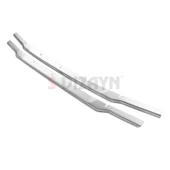 S-Dizayn Ford Courier Krom Ön Tampon Çıtası 2 Prç. 2018-2022 thumbnail 3