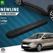 S-Dizayn Dacia Lodgy NewLine Siyah Yan Basamak 203 Cm 2012 Üzeri A+ Kalite thumbnail 1