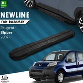 S-Dizayn Peugeot Bipper NewLine Siyah Yan Basamak 173 Cm 2007-2017 A+ Kalite thumbnail 1
