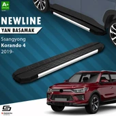 S-Dizayn Ssangyong Korando NewLine Krom Yan Basamak 183 Cm 2019 Üzeri A+ Kalite thumbnail 1