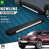 S-Dizayn Nissan Qashqai NewLine Krom Yan Basamak 173 Cm 2007-2014 A+ Kalite thumbnail 1