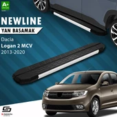 S-Dizayn Dacia Logan 2 MCV NewLine Aluminyum Yan Basamak 183 Cm 2013-2020 A+ Kalite thumbnail 1