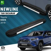 S-Dizayn Toyota RAV 4 5 NewLine Krom Yan Basamak 173 Cm 2018 Üzeri A+ Kalite thumbnail 1