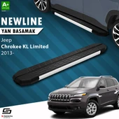 S-Dizayn Jeep Cherokee KL NewLine Aluminyum Yan Basamak 173 Cm 2013-2023 A+ Kalite thumbnail 1