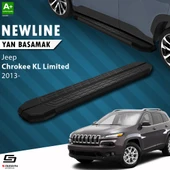 S-Dizayn Jeep Cherokee KL NewLine Siyah Yan Basamak 173 Cm 2013-2023 A+ Kalite thumbnail 1