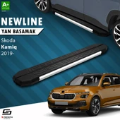 S-Dizayn Skoda Kamiq NewLine Krom Yan Basamak 183 Cm 2019 Üzeri A+ Kalite thumbnail 1