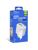 ACL AC-116 20W,QC 3.0 Süper Hızlı A+C Çift Portlu GaN, Şarj Aleti Seyahat Şarj thumbnail 3