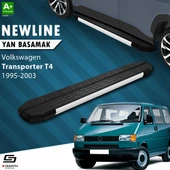 S-Dizayn VW Transporter T4 Kısa Şase NewLine Aluminyum Yan Basamak 213 Cm 1995-2003 A+ Kalite thumbnail 1