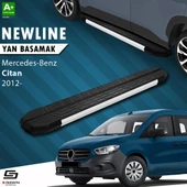 S-Dizayn Mercedes Citan NewLine Aluminyum Yan Basamak 193 Cm 2012-2021 A+ Kalite thumbnail 1