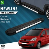 S-Dizayn Citroen Berlingo 2 NewLine Krom Yan Basamak 193 Cm 2008-2018 A+ Kalite thumbnail 1