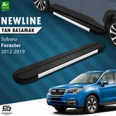 S-Dizayn Subaru Forester 4 NewLine Aluminyum Yan Basamak 183 Cm 2012-2019 A+ Kalite thumbnail 1